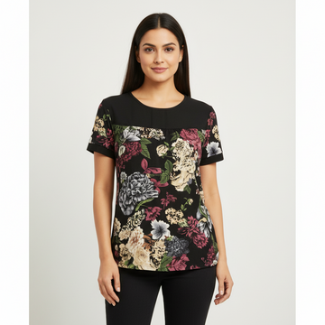 Bohemian Floral Tunic Top